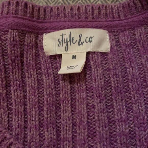 Style&Co sweater size M - Picture 3 of 6